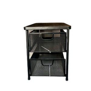 Double-Layer Drawer Storage Shelf