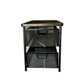Double-Layer Drawer Storage Shelf