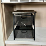 Double-Layer Drawer Storage Shelf